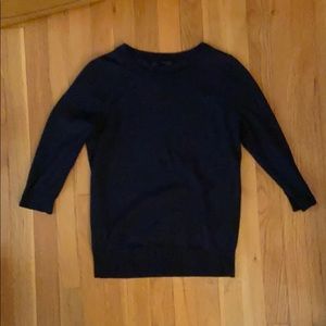 J. Crew navy Tippi sweater - 100% Merino wool.